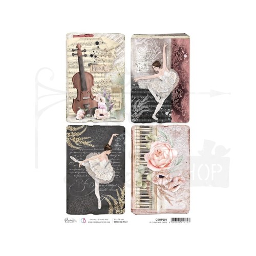 Papier ryżowy A4 Le Cygne Noir Cards CBRP256 - Ciao Bella