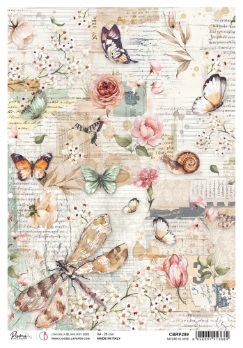 Papier ryżowy A4 Nature In Love CBRP299 - Ciao Bella