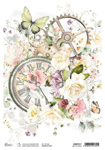 Papier ryżowy A4 Time Of Spring CBRP317 - Ciao Bella