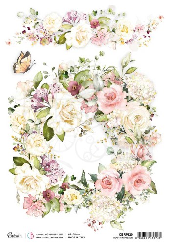 Papier ryżowy A4 Beauty Inspiration CBRP320 - Ciao Bella