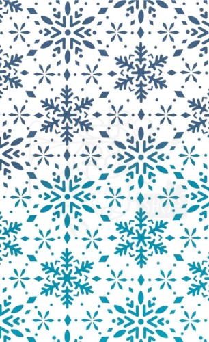 Szablon maska 14x24cm Snowflakes MS061 - Ciao Bella