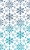 Szablon maska 14x24cm Snowflakes MS061 - Ciao Bella