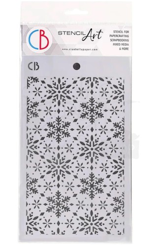 Szablon maska 14x24cm Snowflakes MS061 - Ciao Bella