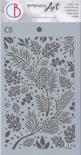 Szablon maska 14x24cm Autumn Leaves MS056 - Ciao Bella