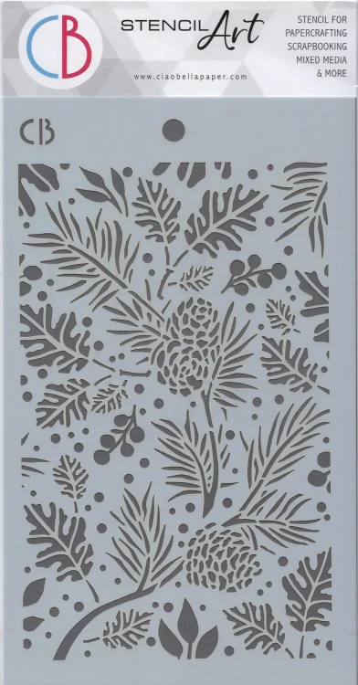 Szablon maska 14x24cm Autumn Leaves MS056 - Ciao Bella