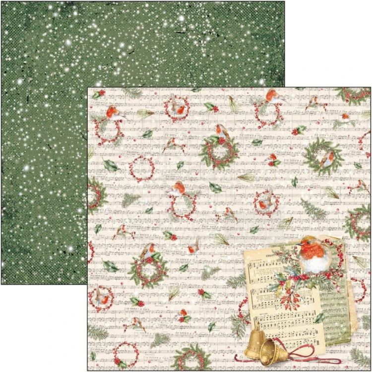 Zestaw papierów 20x20 Christmas Vibes 12 arkuszy CBH057 - Ciao Bella