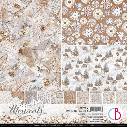 Zestaw papierów 30x30 Cozy Moments 8 arkuszy CBT056 - Ciao Bella