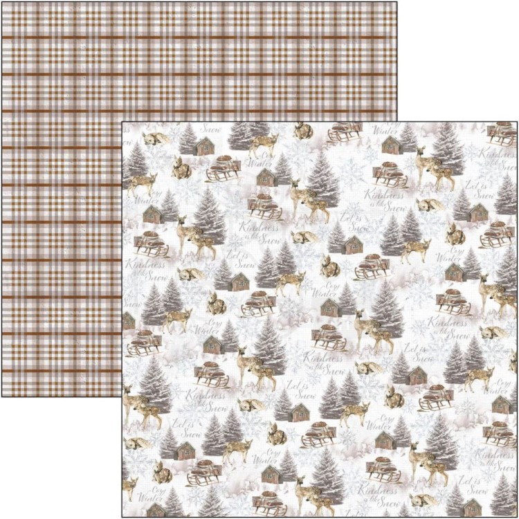 Zestaw papierów 30x30 Cozy Moments 8 arkuszy CBT056 - Ciao Bella