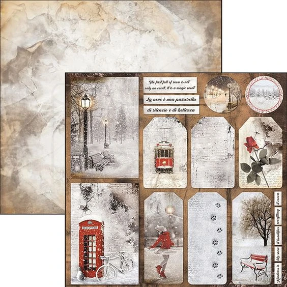 Papier 30x30 Snow and The City CBSS054 - Ciao Bella