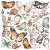 Zestaw papierów welinowych 15x15cm Reign Of Grace 6 arkuszy CBVQ001 - Ciao Bella