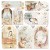 Zestaw papierów welinowych 15x15cm Reign Of Grace 6 arkuszy CBVQ001 - Ciao Bella