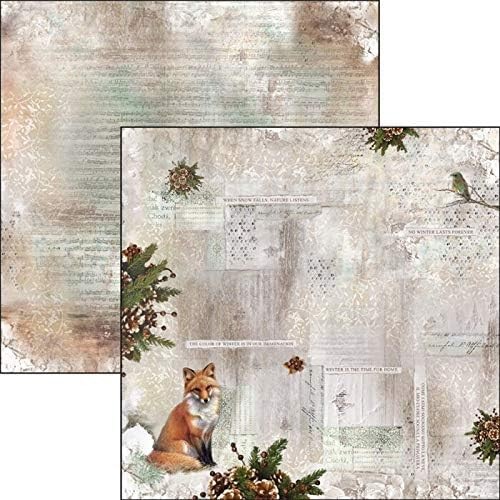 Zestaw papierów 30x30 Sound Of Winter 12 arkuszy CBPM016 - Ciao Bella