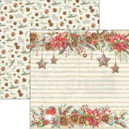 Zestaw papierów 30x30 Christmas Vibes 12 arkuszy CBPM057 - Ciao Bella