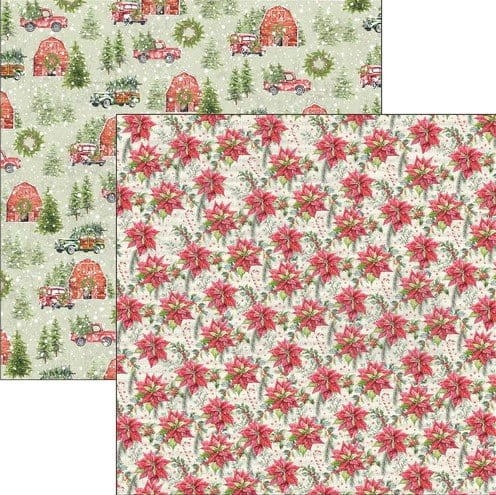 Zestaw papierów 30x30 Christmas Vibes 12 arkuszy CBPM057 - Ciao Bella