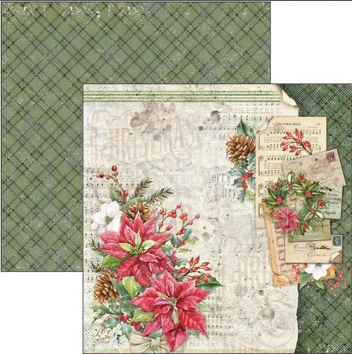 Zestaw papierów 30x30 Christmas Vibes 12 arkuszy CBPM057 - Ciao Bella