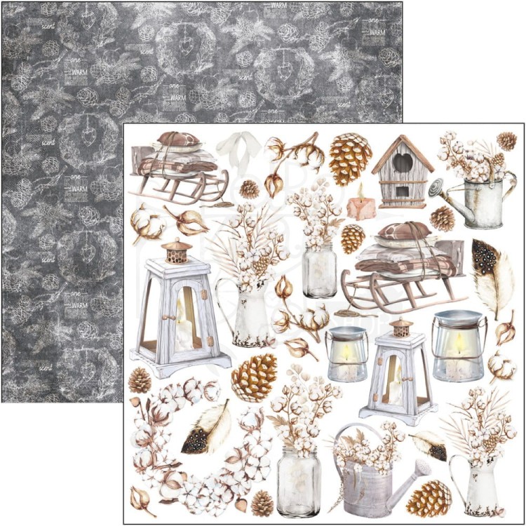 Zestaw papierów 30x30 Cozy Moments 12 arkuszy CBPM056 - Ciao Bella