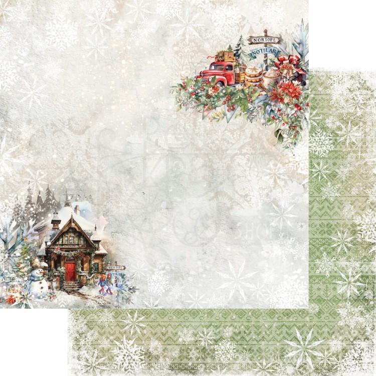 Zestaw papierów 20x20 Merry Christmas - AA-MC-08 Alchemy of Art