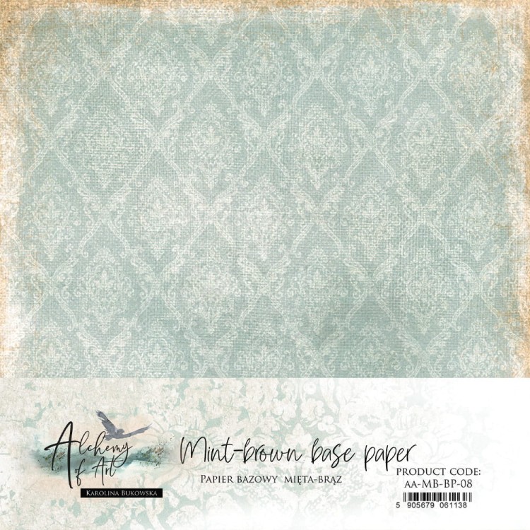 Zestaw papierów bazowych 20x20 In Frosty Colors - AA-MB-BP-08 Alchemy of Art