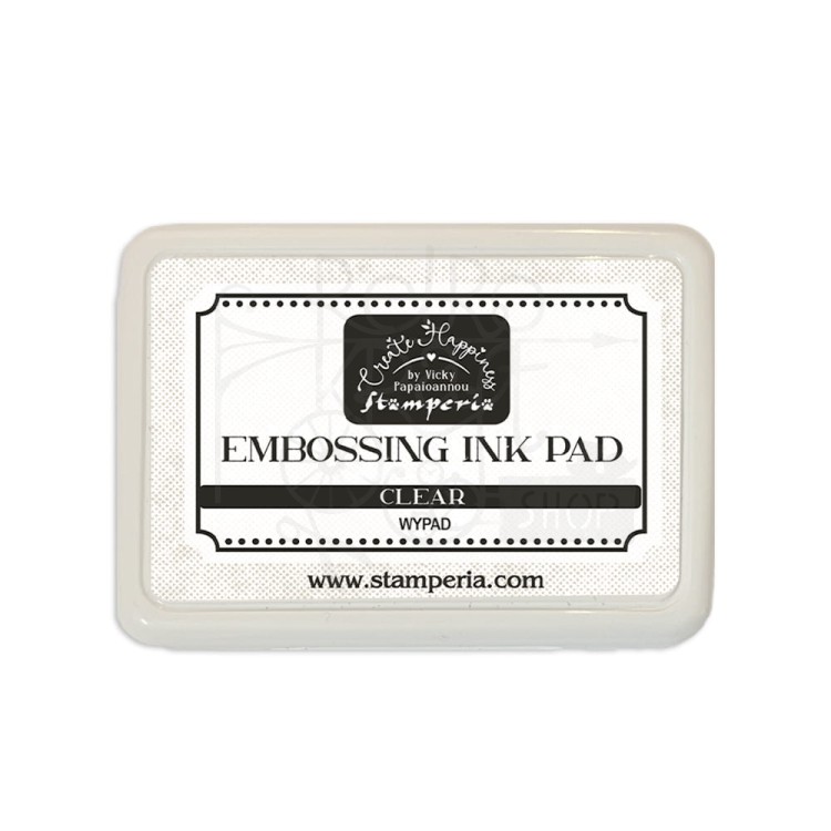 Tusz Embossing Ink Pad Clear przeźroczysty Stamperia