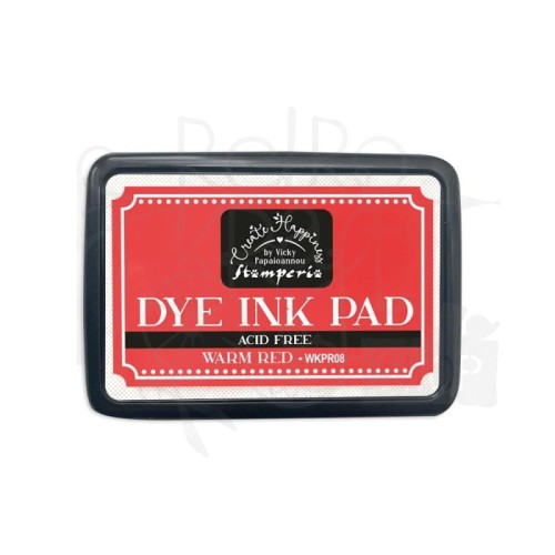 Tusz Dye Ink Pad Warm Red WKPR08 Stamperia