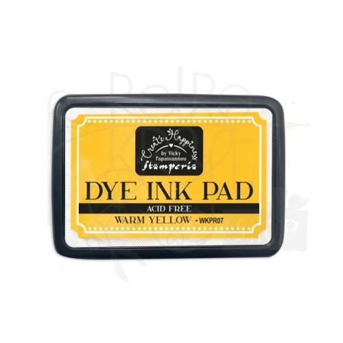 Tusz Dye Ink Pad Warm Yellow WKPR07 Stamperia