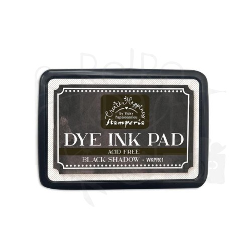 Tusz Dye Ink Pad Black Shadow WKPR01 Stamperia