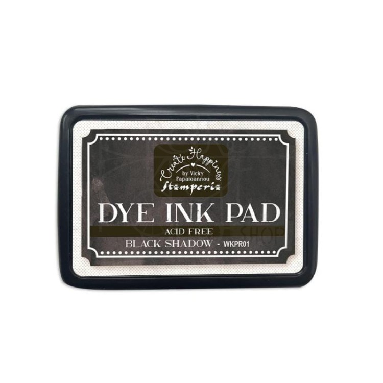 Tusz Dye Ink Pad Black Shadow WKPR01 Stamperia