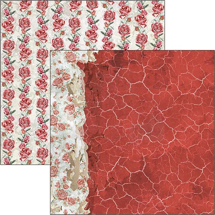 Zestaw papierów 30x30 Frozen Roses 12 arkuszy CBPM039 Ciao Bella