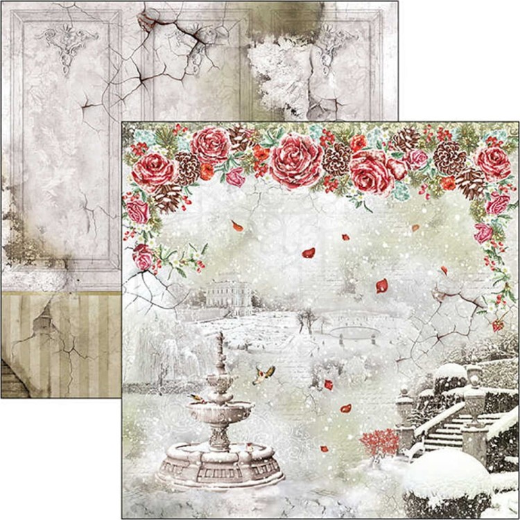 Zestaw papierów 30x30 Frozen Roses 12 arkuszy CBPM039 Ciao Bella