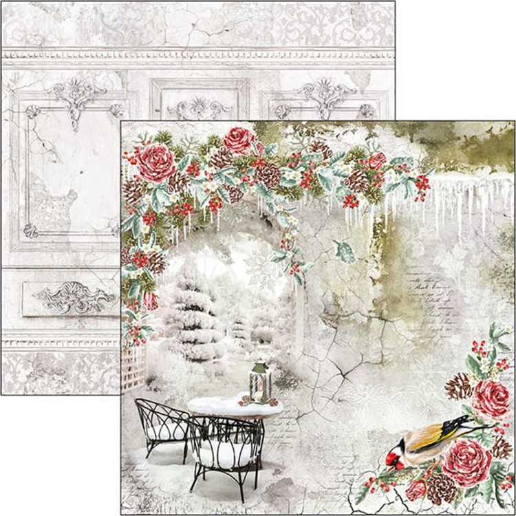 Zestaw papierów 30x30 Frozen Roses 12 arkuszy CBPM039 Ciao Bella