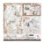 Zestaw papierów 20x20 Cozy Moments 12 arkuszy CBH056 Ciao Bella