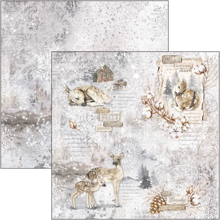 Zestaw papierów 20x20 Cozy Moments 12 arkuszy CBH056 Ciao Bella