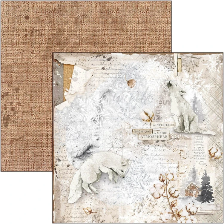 Zestaw papierów 20x20 Cozy Moments 12 arkuszy CBH056 Ciao Bella