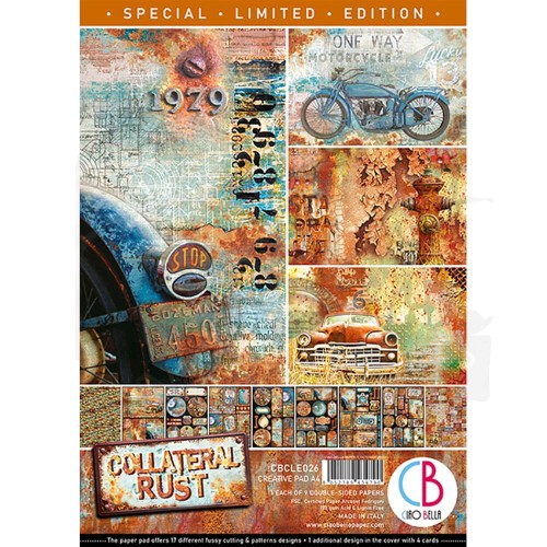 Zestaw papierów A4 Collateral Rust Limited Edition 9 arkuszy CBCLE026 Ciao Bella