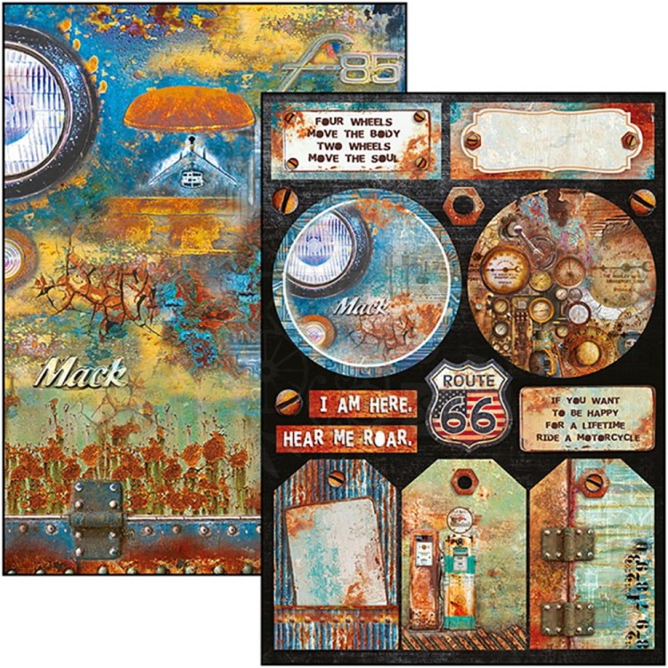 Zestaw papierów A4 Collateral Rust Limited Edition 9 arkuszy CBCLE026 Ciao Bella