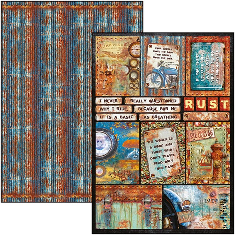 Zestaw papierów A4 Collateral Rust Limited Edition 9 arkuszy CBCLE026 Ciao Bella
