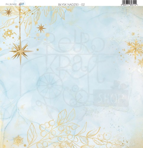 Papier do scrapbookingu 30x30 - Błysk Nadziei 02 Paper Heaven