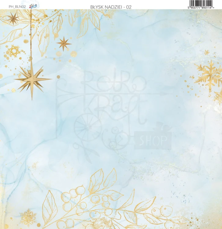Papier do scrapbookingu 30x30 - Błysk Nadziei 02 Paper Heaven