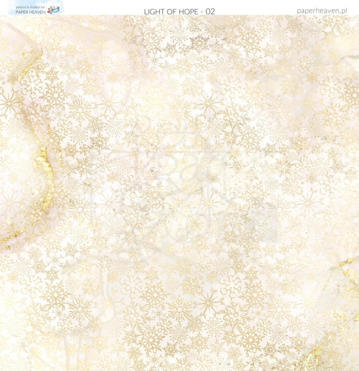 Papier do scrapbookingu 30x30 - Błysk Nadziei 02 Paper Heaven