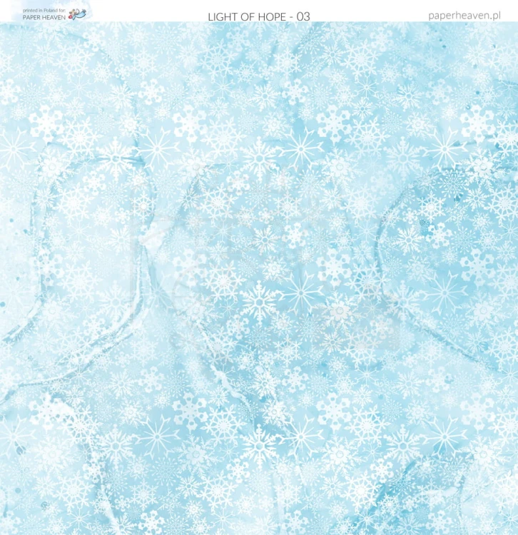 Papier do scrapbookingu 30x30 - Błysk Nadziei 03 Paper Heaven