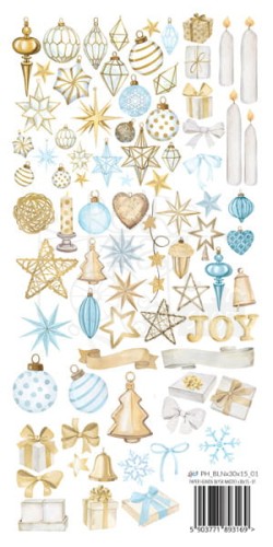 Papier do scrapbookingu 30x15 elementy do wycięcia - Błysk Nadziei 01 Paper Heaven