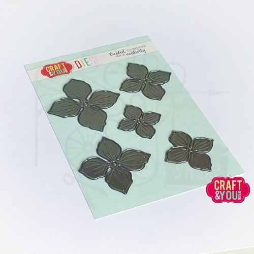 Wykrojnik Hydrangea 2 Hortensja 2 CW245 Craft&amp;You Design