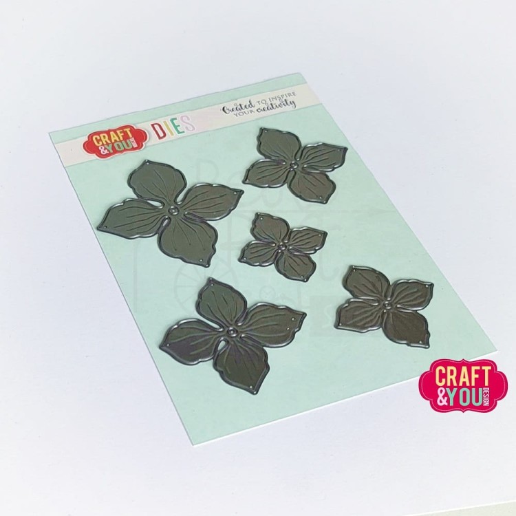 Wykrojnik Hydrangea 2 Hortensja 2 CW245 Craft&amp;You Design