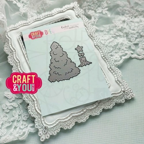 Wykrojnik Christmas Tree Choinka CW210 Craft&amp;You Design