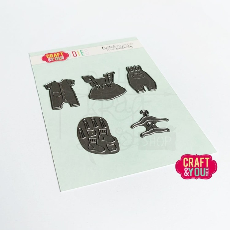 Wykrojnik Baby Clothes Ubranka dziecięce CW233 Craft&amp;You Design