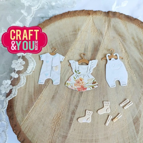 Wykrojnik Baby Clothes Ubranka dziecięce CW233 Craft&amp;You Design