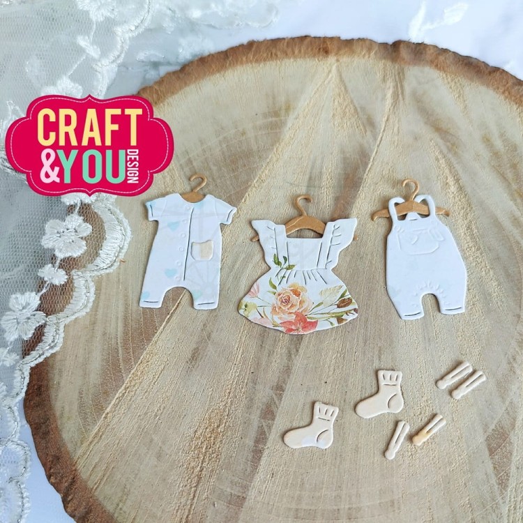 Wykrojnik Baby Clothes Ubranka dziecięce CW233 Craft&amp;You Design