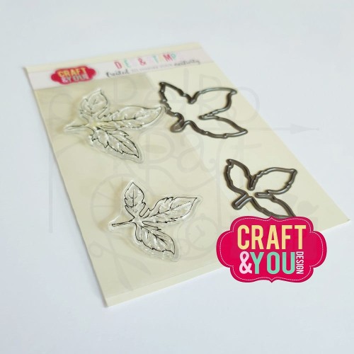 Wykrojnik i stempel Leves set Liście zestaw CSW001 Craft&amp;You Design