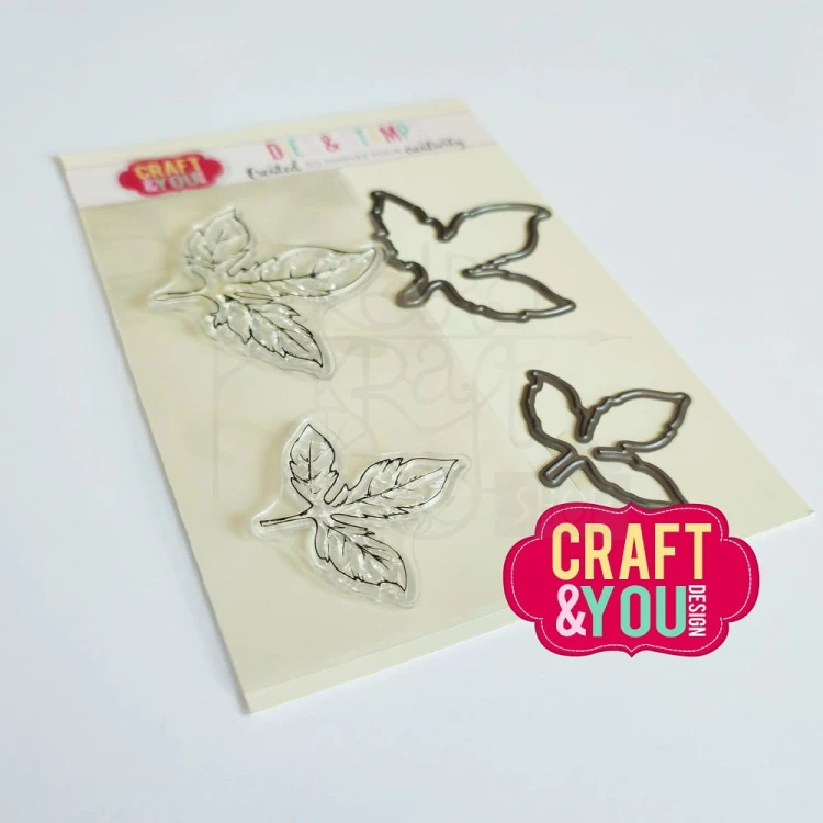 Wykrojnik i stempel Leves set Liście zestaw CSW001 Craft&amp;You Design