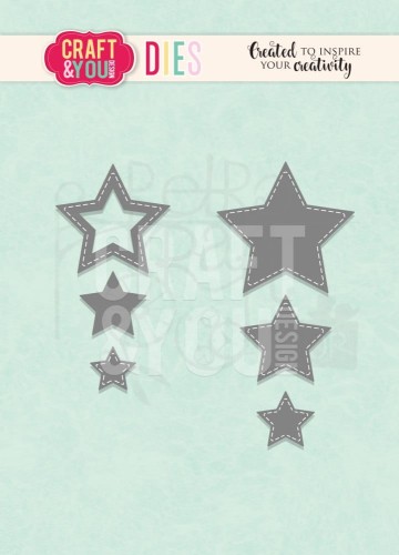 Wykrojnik Stars Gwiazdy CW254 Craft&amp;You Design